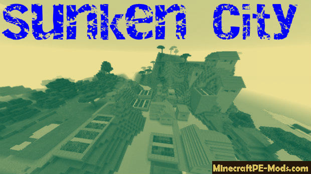 Sunken City Seed For Minecraft PE 1.9.0.3, 1.8.1, 1.8.0