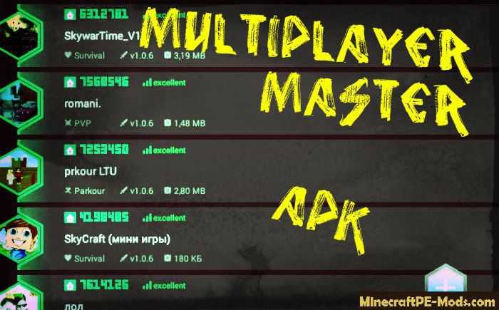 Multiplayer Servers Master Apk For Mcpe Android 1 12 0 1 11 1 Download