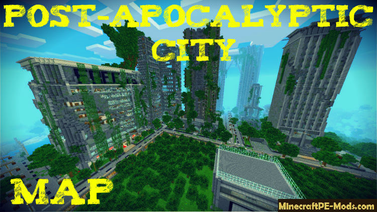 minecraft pe maps download city