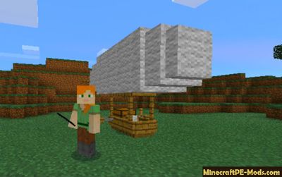 Flying Machine MCPE Mod / Addon 1.2.0, 1.1.5, 1.1.4, 1.1.0