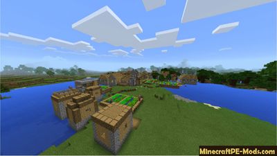 Town - Best Minecraft PE Seed For Survival