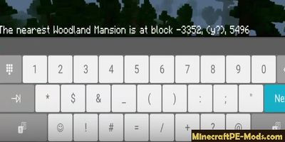 How to Find Woodland Mansion in Minecraft PE