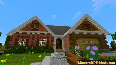 Simple Mansion Minecraft PE Map