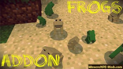 Frog Minecraft PE Addon / Mod
