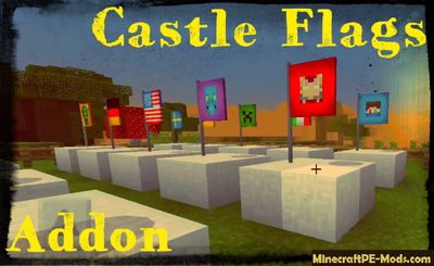 Castle Flags Minecraft PE Addon/Mod