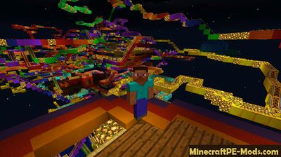 Rainbow Roller Minecraft PE Map