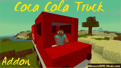 Coca Cola Truck MCPE Mod / Addon