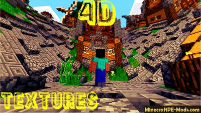 Cinema 4D Minecraft PE Shaders 1.2.0, 1.1.5, 1.1.4, 1.1.0