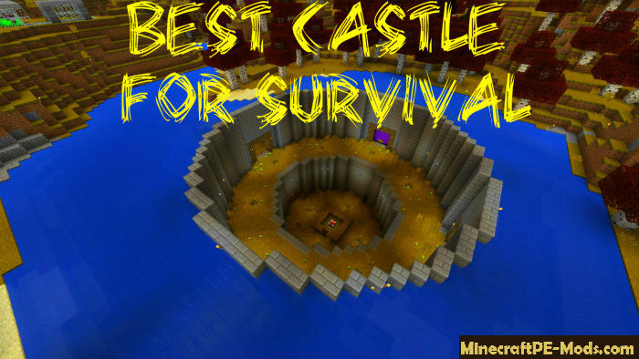 minecraft castle maps pe