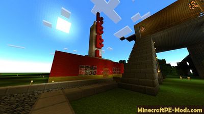 Adventure in Springfield Minecraft PE Map