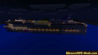 Big Ship Minecraft PE Map