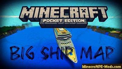 Big Ship Minecraft PE Map