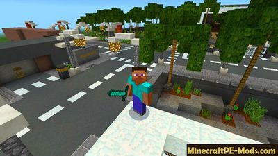 Modern Village Minecraft PE Map