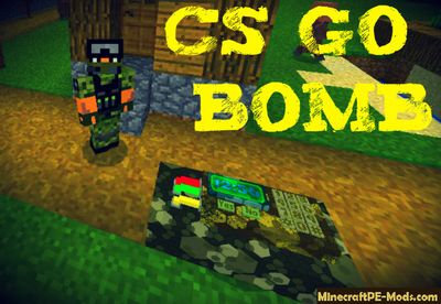 CS GO Bomb MCPE Mod / Addon 1.2.0, 1.1.5, 1.1.4, 1.1.0