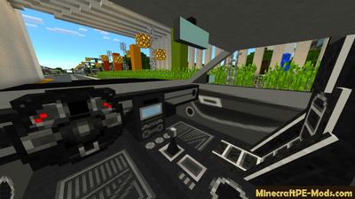 Police Patrol Vehicle Minecraft PE Mod 1.2.0, 1.1.5, 1.1.4, 1.1.0