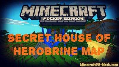 Secret House of Herobrine MCPE Map