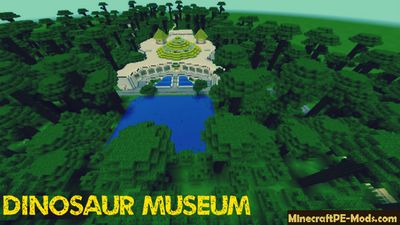 Dinosaur Museum Minecraft PE Map
