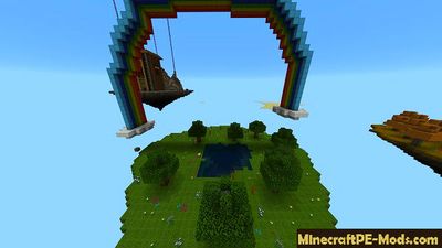 Heavenly Islands Minecraft PE Map