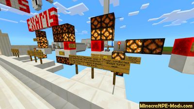 List Of Redstone Guides Minecraft PE Map