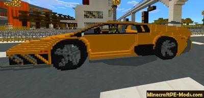 Realistic Hypercar Minecraft PE Mod / Addon 1.2.0, 1.1.5, 1.1.4