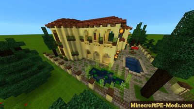 Italian House Minecraft PE Map