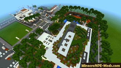Modern Village Minecraft PE Map