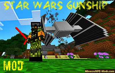 Star Wars Gunship Minecraft PE Mod 1.2.0, 1.1.5, 1.1.4, 1.1.0