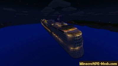 Big Ship Minecraft PE Map