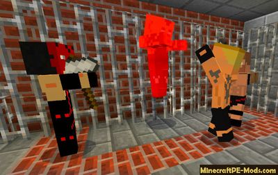 Legendary WWE Wrestlers Minecraft PE Addon