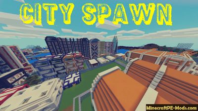 City Spawn From Server Minecraft PE Map