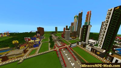 Adventure in Megalopolis Minecraft PE Map