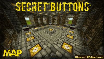 Secret Buttons Minecraft PE Map