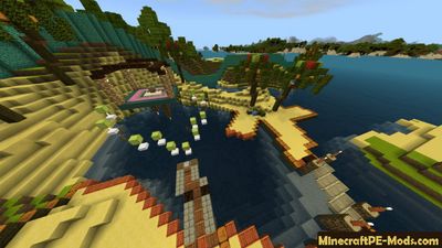 World of Imagination Minecraft PE Map