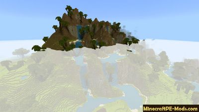 Large Realistic Biomes Minecraft PE Map