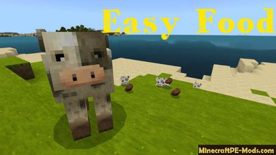 Easy Food Minecraft PE Mod 1.2.11, 1.2.10, 1.2.9, 1.2.8