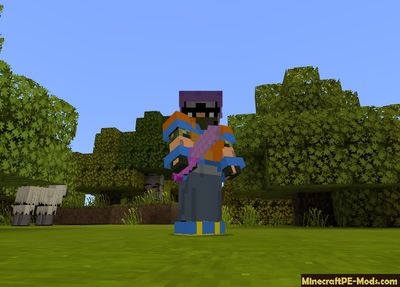 Dragon Ball Z Mobs, Weapons & Spells MCPE Mod 1.2.0, 1.1.5