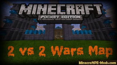 2 vs 2 Wars Minecraft PE Map