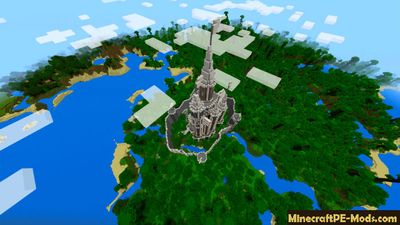 Prototype of Disney Castle Minecraft PE Map