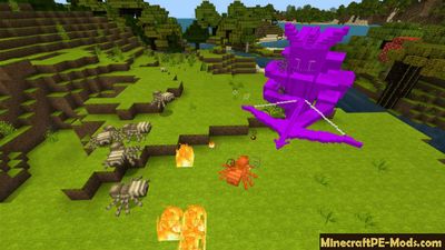 Powers of Naruto Minecraft PE Mod / Addon iOS/Android 1.11 