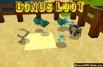 Bonus Loot Minecraft PE Mod 1.2.0, 1.1.5, 1.1.4, 1.1.3