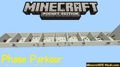 Phase Parkour Minecraft PE Bedrock Edition Map
