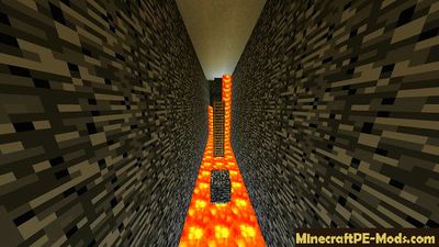 Bedrock and Glowstone Minecraft PE Map