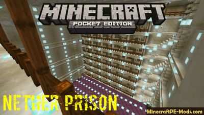 Secret Nether Prison Minecraft PE Map