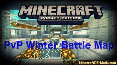 PvP Winter Battle Minecraft PE Map