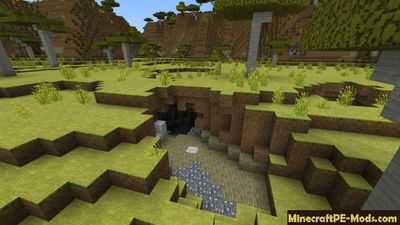 Acacia Biome & Diamond Caves Minecraft PE Seed