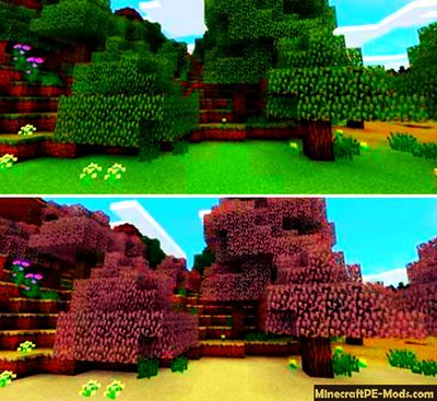 Fall, Winter, Spring & Summer in MCPE Mod 1.2.1, 1.2.0., 1.1.5