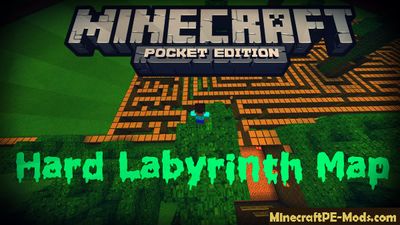 Hard Labyrinth Minecraft PE Map