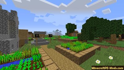 Convenient Village Minecraft PE Bedrock Seed