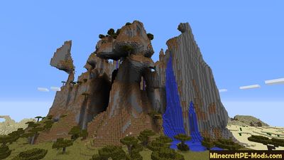 Impressive Mountain Ranges Minecraft PE Bedrock Seed