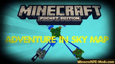 Adventure in Sky Minecraft PE Map
